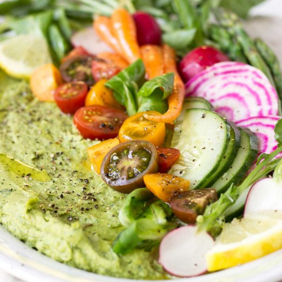 Avocado and Chickpea Dip