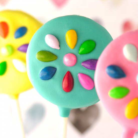 Spring Flower Oreo Pops!