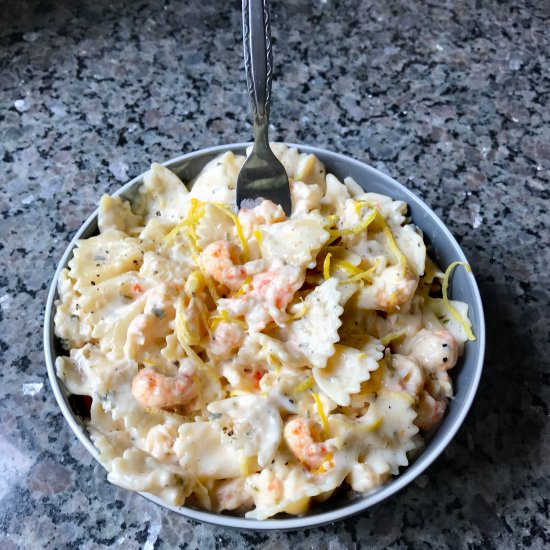 Creamy Lemon Parmesan Langostino