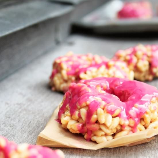 Puffed Rice Donuts