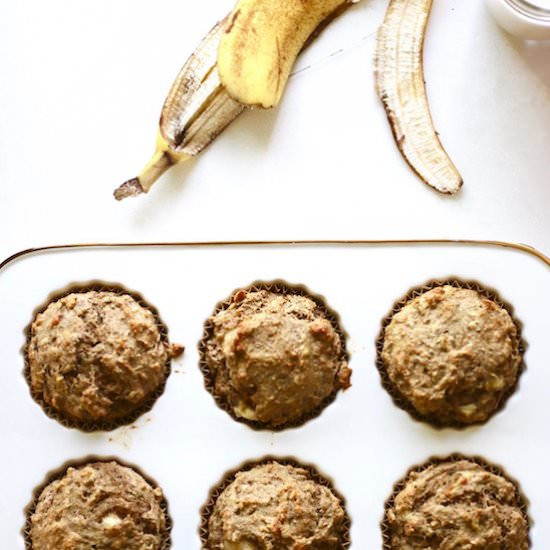 Vegan Banana Bread Muffins