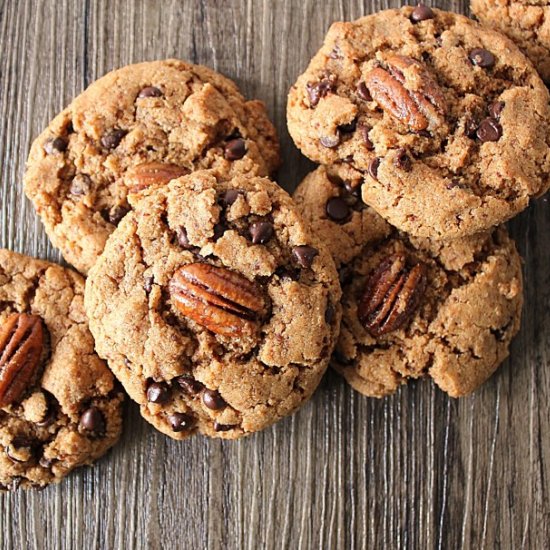 Chocolate Pecan Cookies