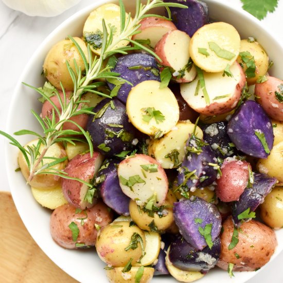 Garlic Herb Potato Salad