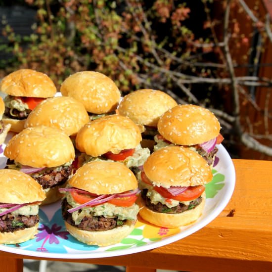 Cilantro Black Bean Burgers