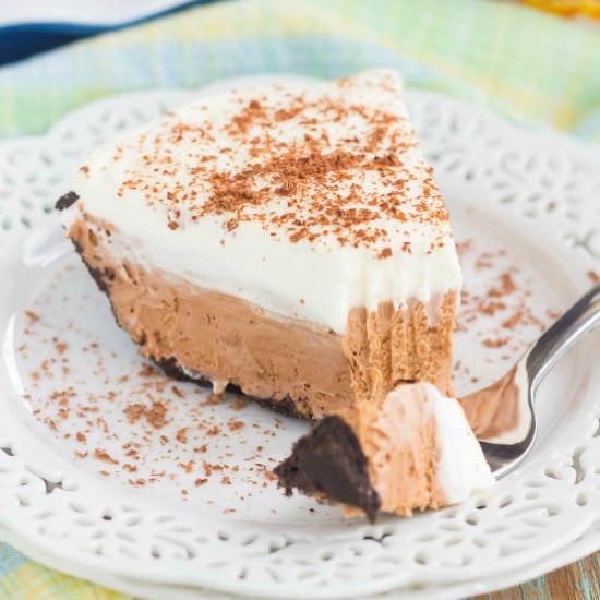 Chocolate Nutella Cream Pie