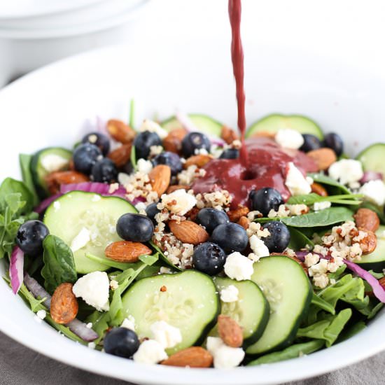 Blueberry Spinach Salad