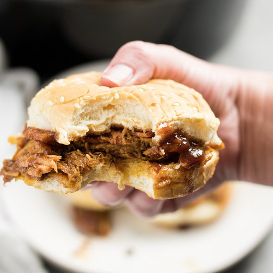 Crockpot Bourbon Bacon Pulled Pork