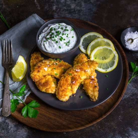 Crispy Oven-baked Chicken Tenders