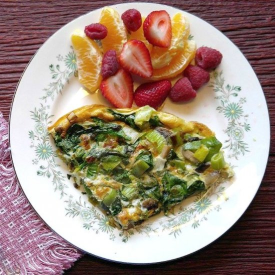 Whole30 Spinach Frittata