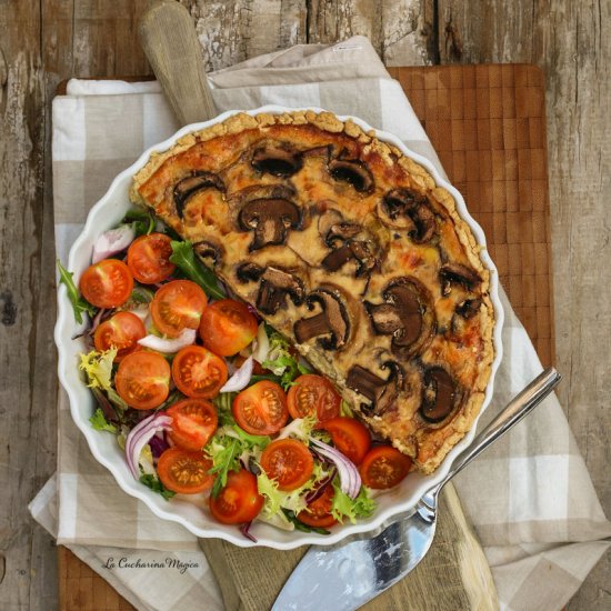 Portobello Quiche