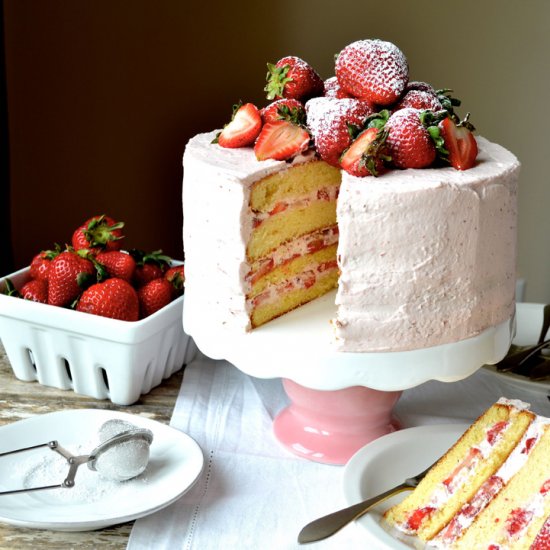 Strawberry Layer Cake