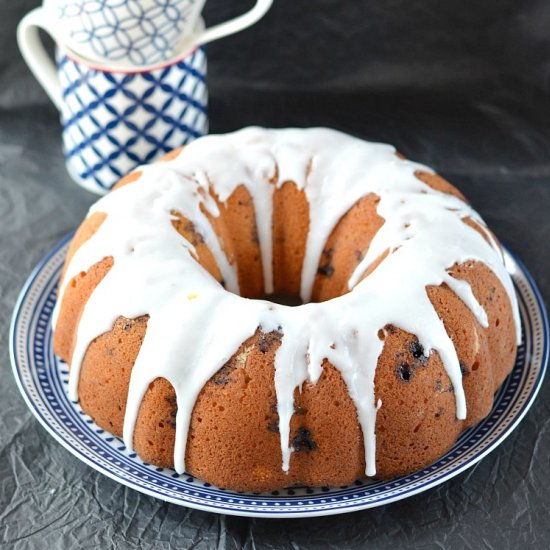 Blueberry Lemon Yogurt Cake