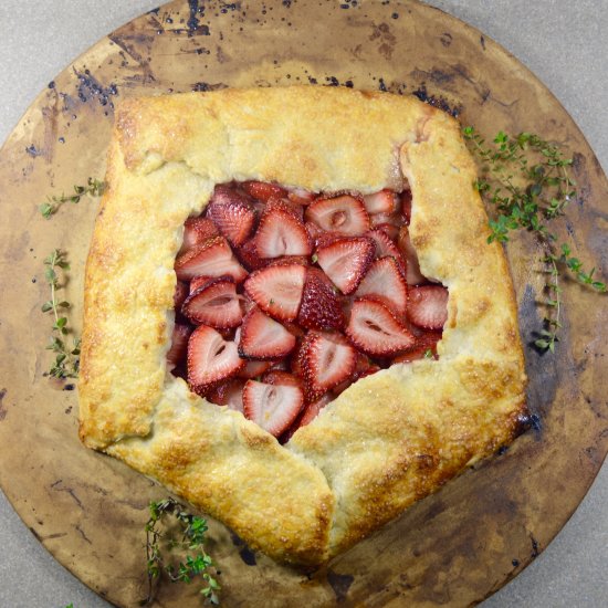 Strawberry Thyme Galette