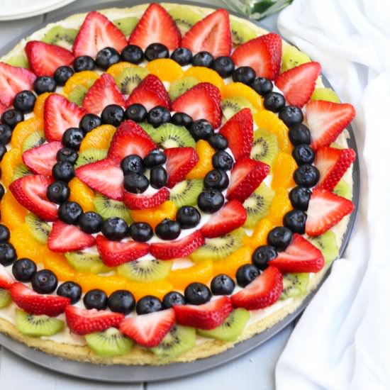 Easy Fruit Pizza