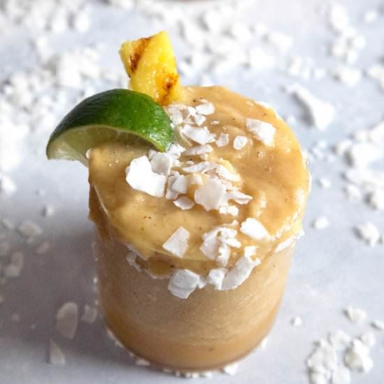 Grilled Pineapple Coconut Margarita