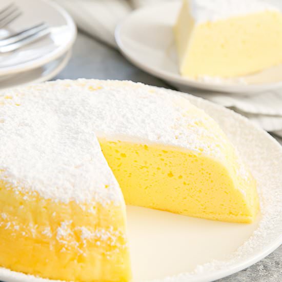 Instant Pot Japanese Cheesecake