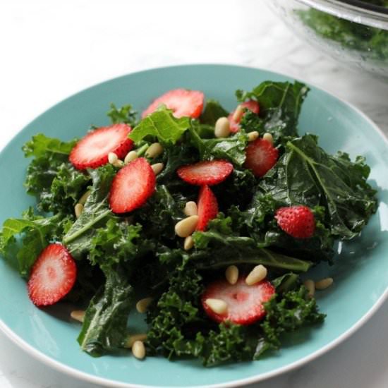 White Balsamic Kale Salad