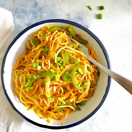 Vegetable Lo Mein (vegan)