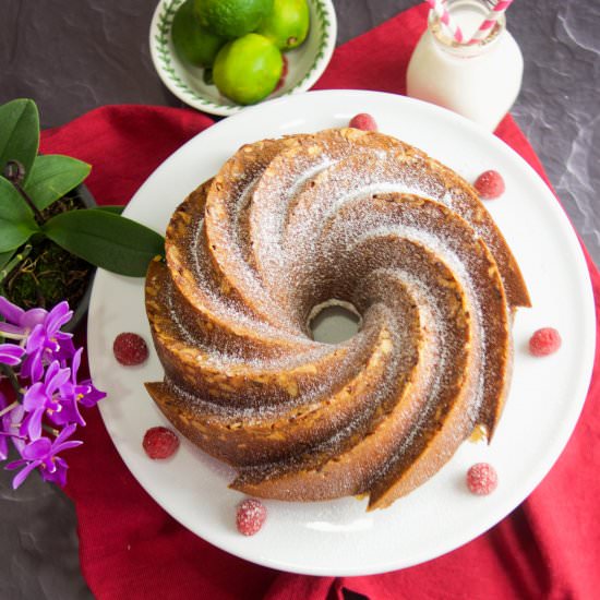 Vanilla Chocolate Bundt Cake