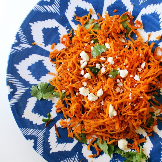 Cilantro Sweet Potato Curly Fries