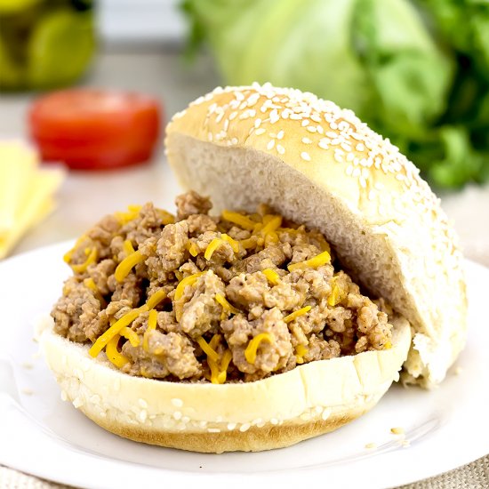 Cheeseburger Sloppy Joes