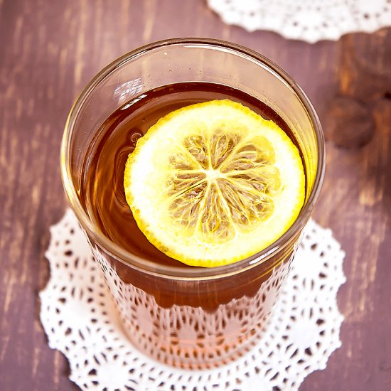 Iced Tea Lemon Vodka Cocktail