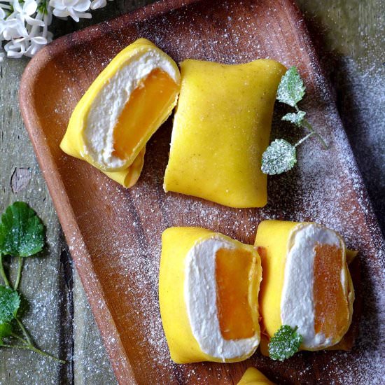 Hong Kong Style Mango Pancake