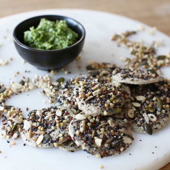 Activated Seed Crackers Raw/Vegan