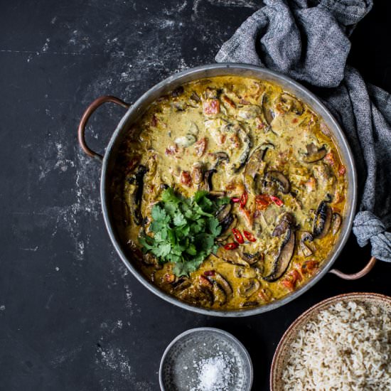 Baked Mushroom Curry