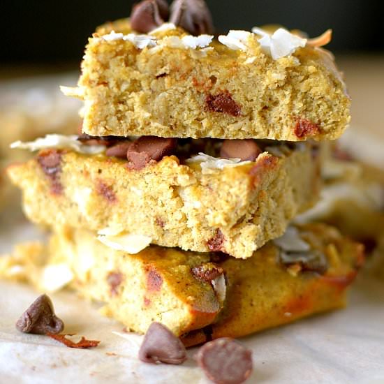 Coconut Cookie Dough Protein Bars