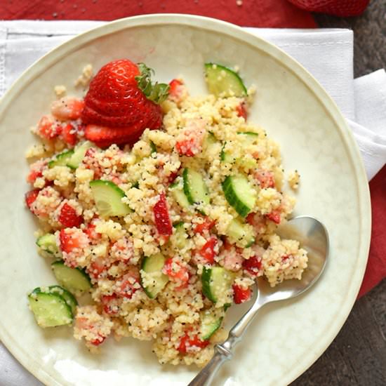 Strawberry Poppy Coucous