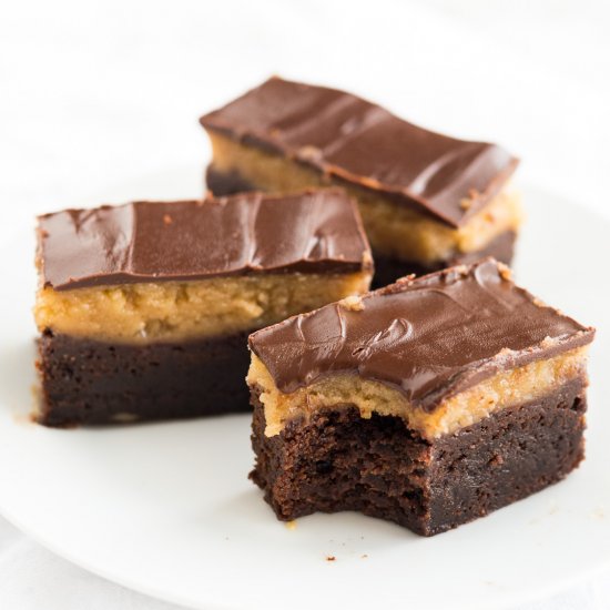 Peanut Butter Brownie Bars