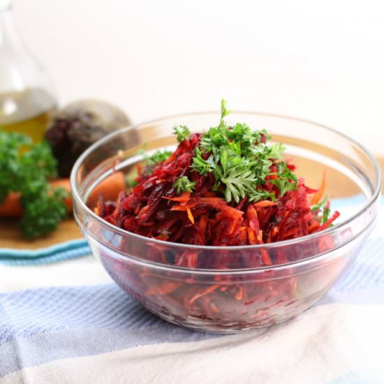 Simple Shredded Beet Salad