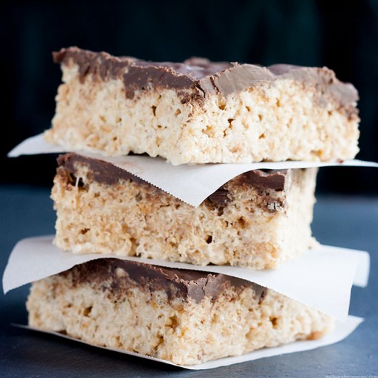 Toffee Rice Krispie Treats