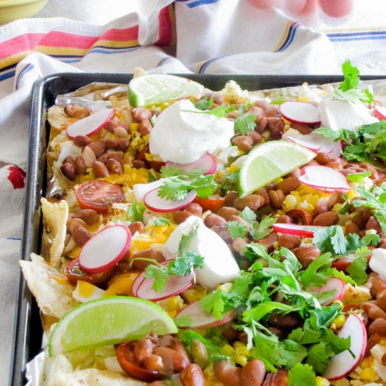 Loaded Cauliflower Nachos