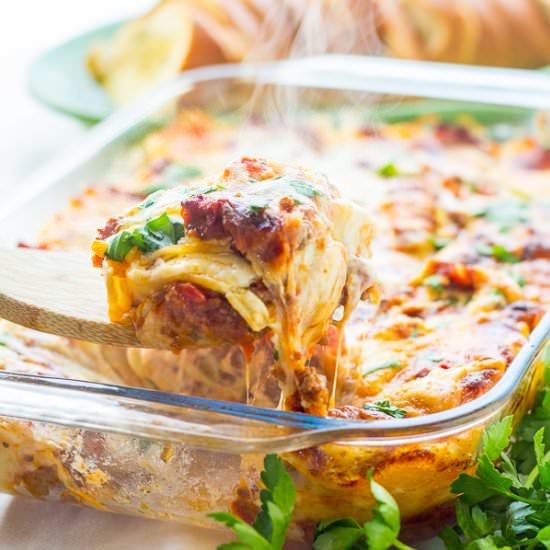 Traditional Lasagna Two Ways