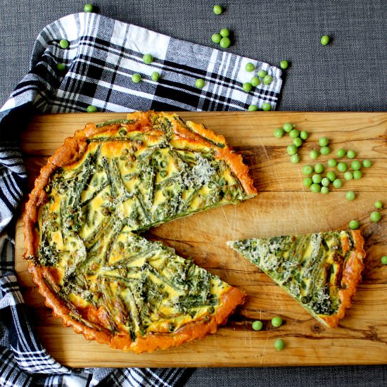 Spring Vegetable Quiche