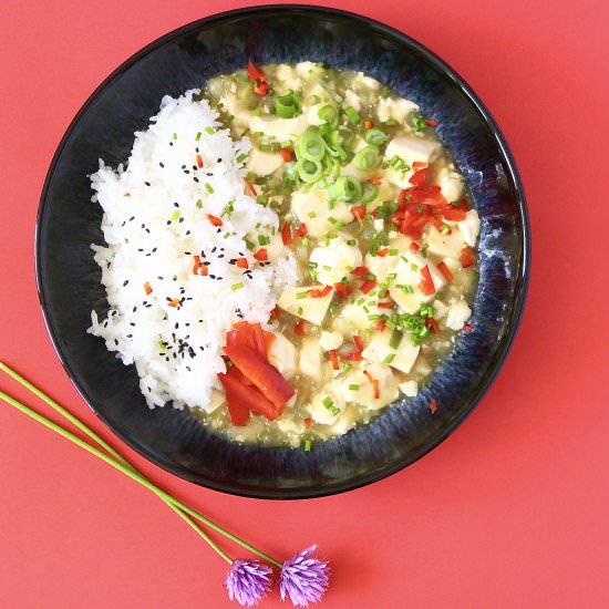 Japanese-Style Mapo Tofu