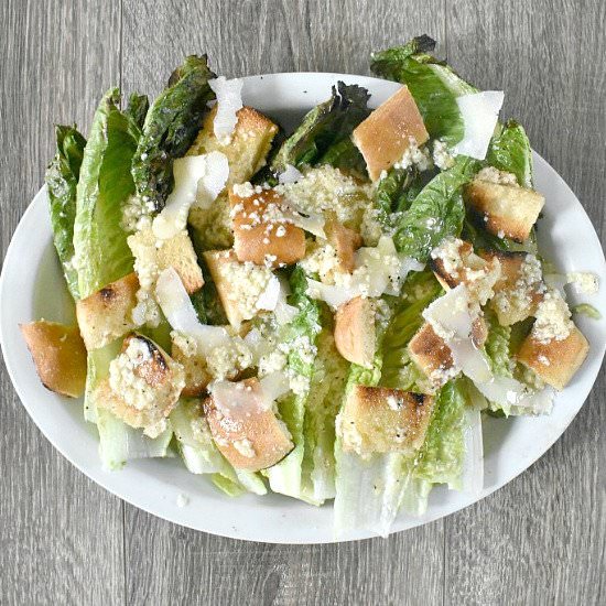 Grilled Caesar Salad