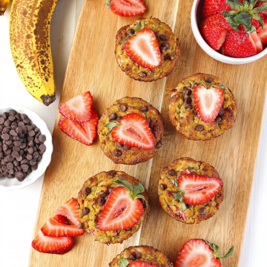 Paleo Banana Split Muffins