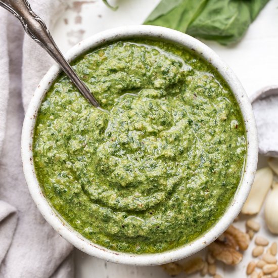 Spinach Basil Pesto