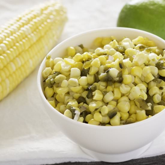 Corn and Roasted Poblano Salsa