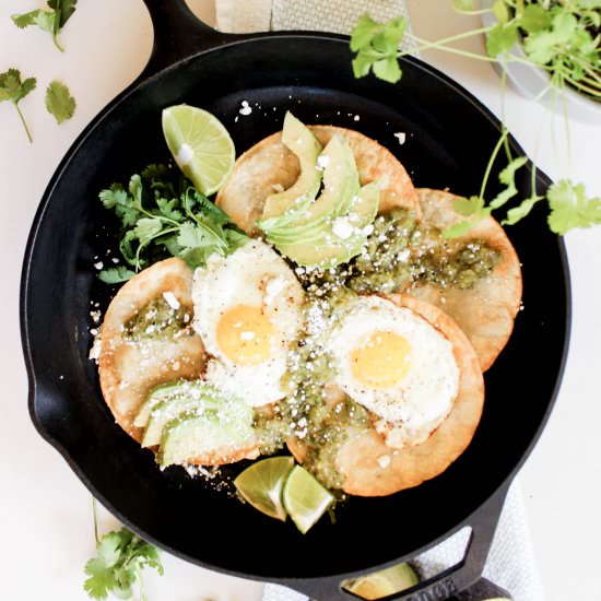 Huevos Rancheros with Salsa Verde