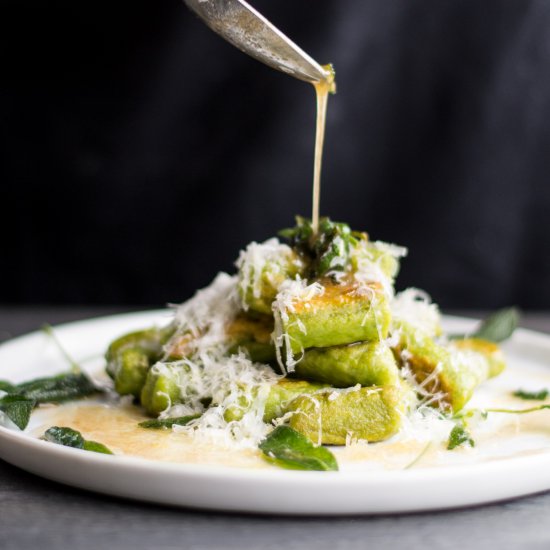 Spinach Gnocchi with Ricotta