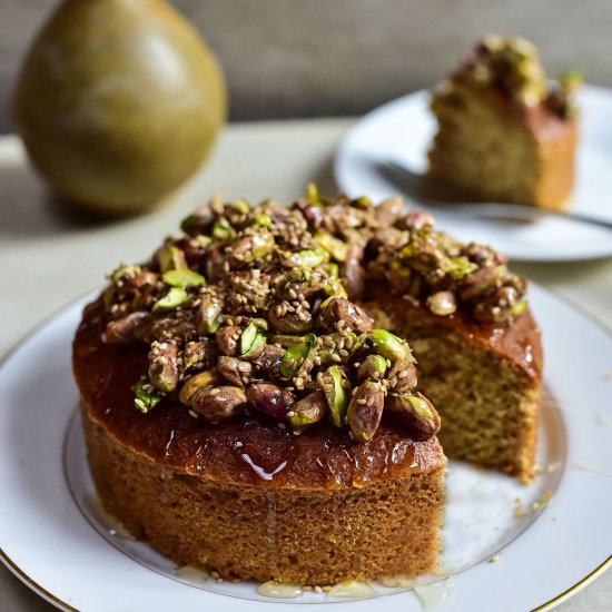 Orange, Honey, & Sesame Cake