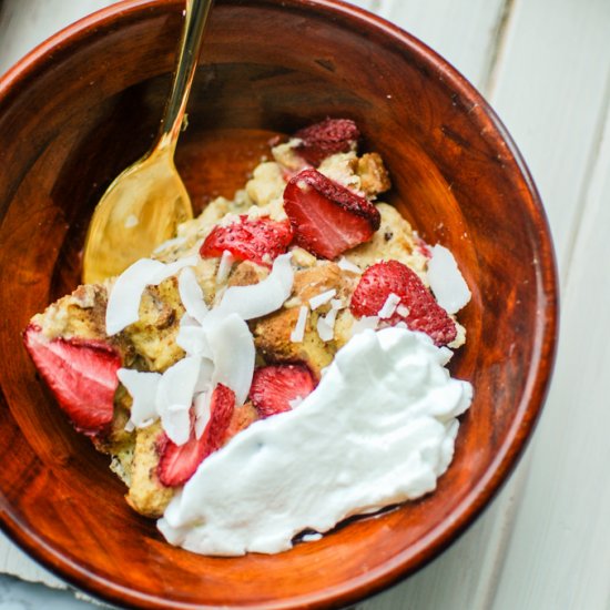 Strawberry French Toast Bake