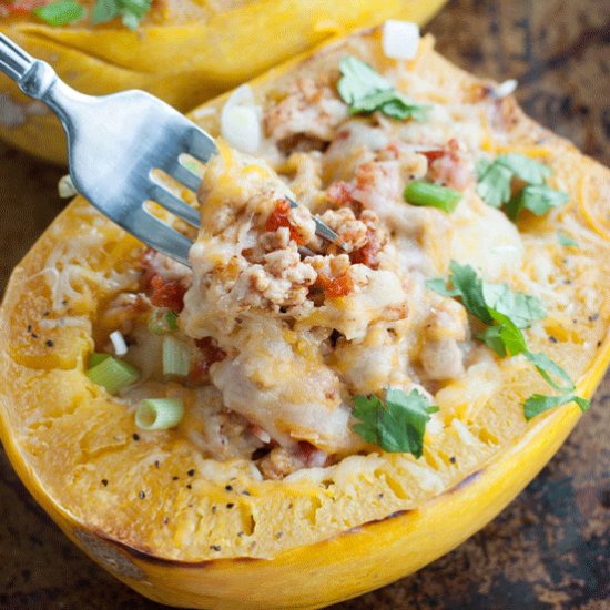 Chicken Taco Spaghetti Squash