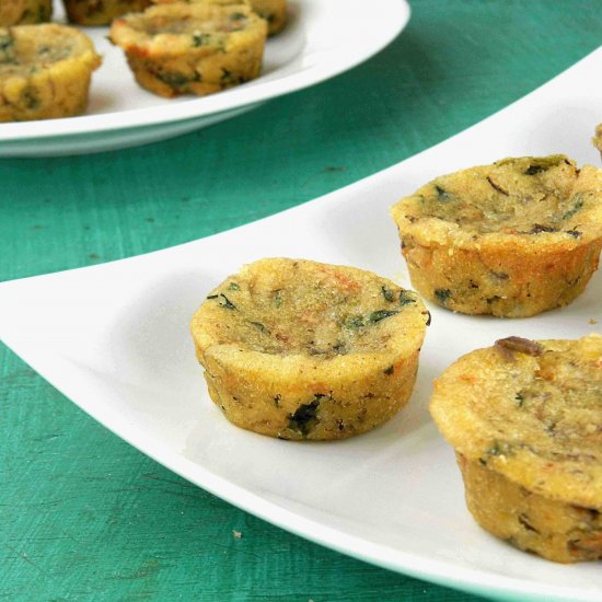 Crust Free, Egg Free Mini Quiche