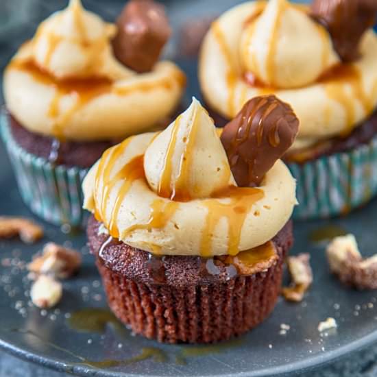 Twix Cupcakes