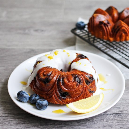 Blueberry & Lemon Bundt Cake